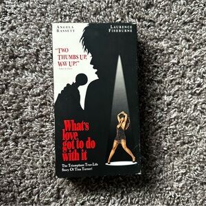Vintage What’s Love Got to Do With It Tina Turner VHS Tape